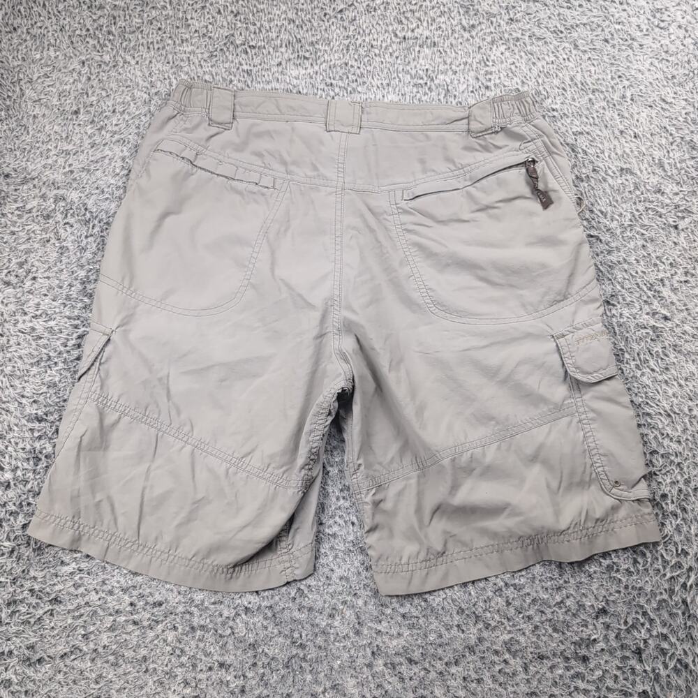 Columbia Shorts Men Medium Gray Outdoors Cargo Gorpcore Lounge Hiking Fish Trail